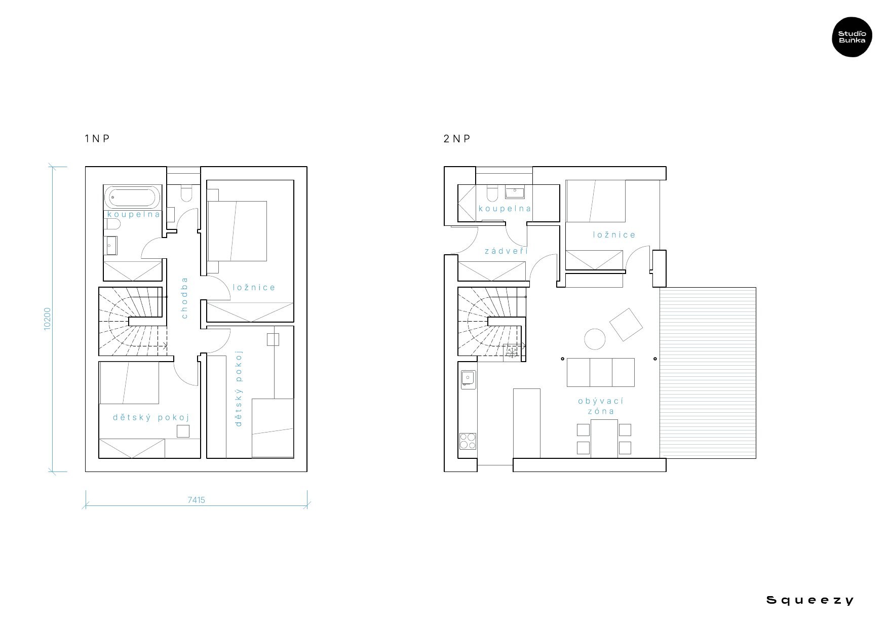 SQUEEZY – půdorys
