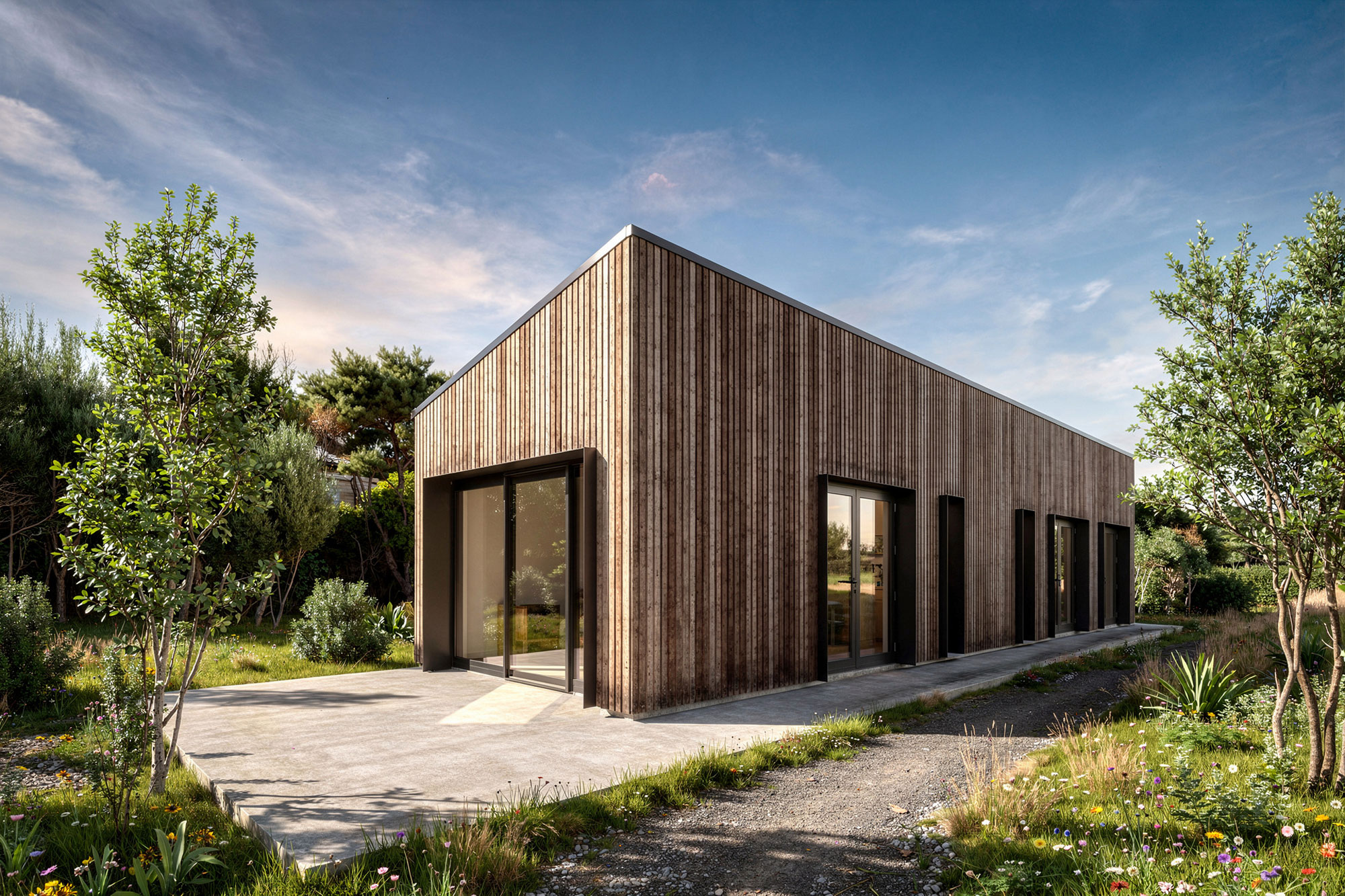 STRETCH – Dům pro úzké pozemky bez kompromisů