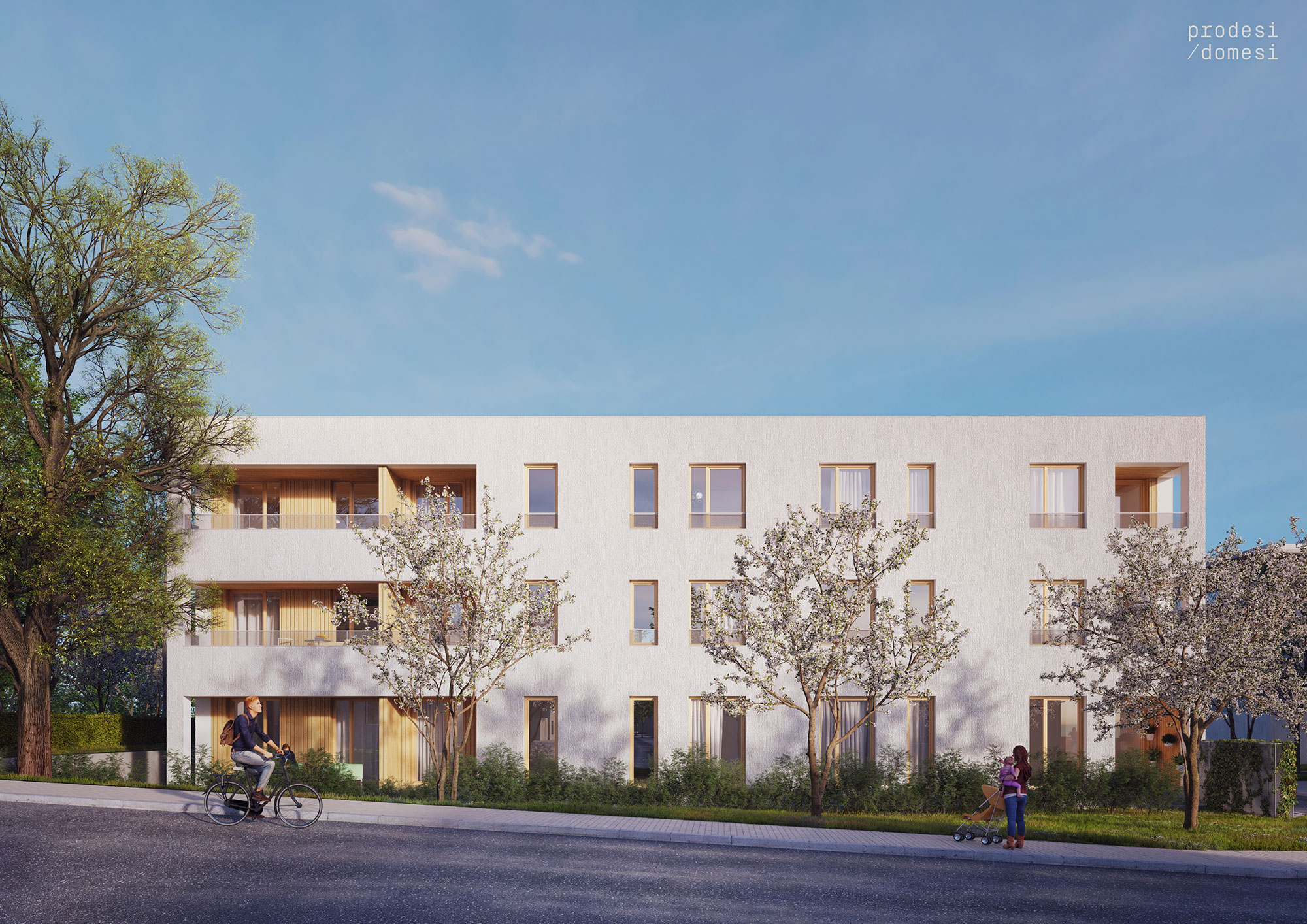 Bytový dům Tesla – Bytové domy, Prodesi/Domesi